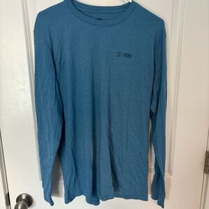 AFTCO Blue Long Sleeve Men's Tee